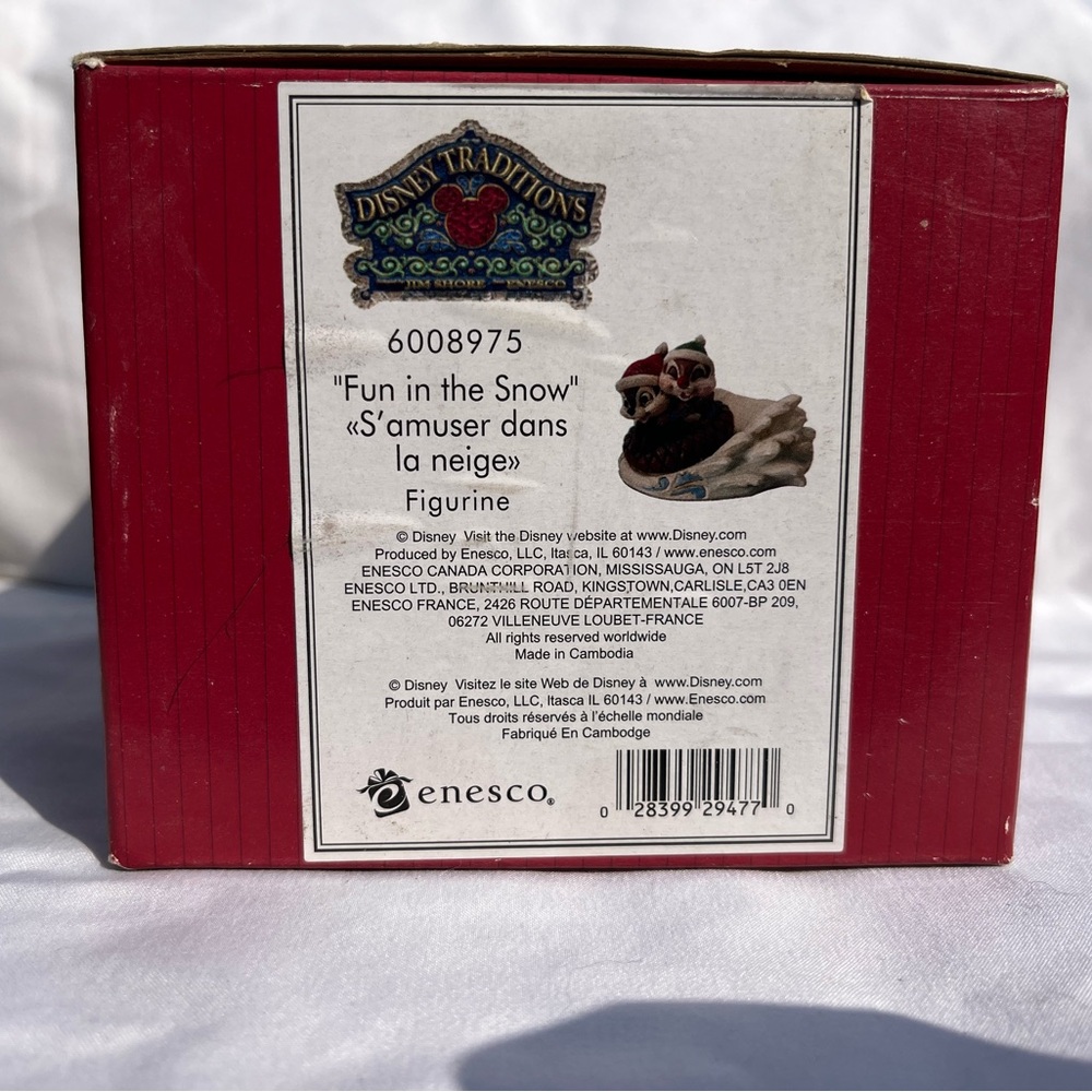 Jim Shores ‘Fun in the snow’ Disney Traditions Figurine
